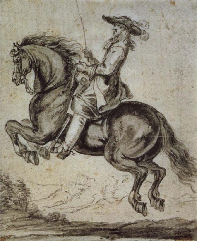Abraham Jansz Van Diepenbeeck William duke of Newcastle, to horse China oil painting art